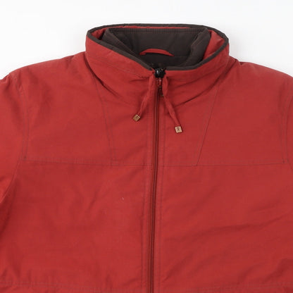Womens UK Size 16 Steilmann Red Quilted Coat