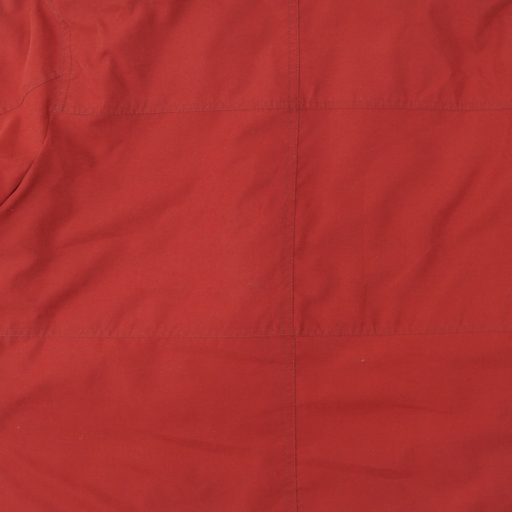 Womens UK Size 16 Steilmann Red Quilted Coat