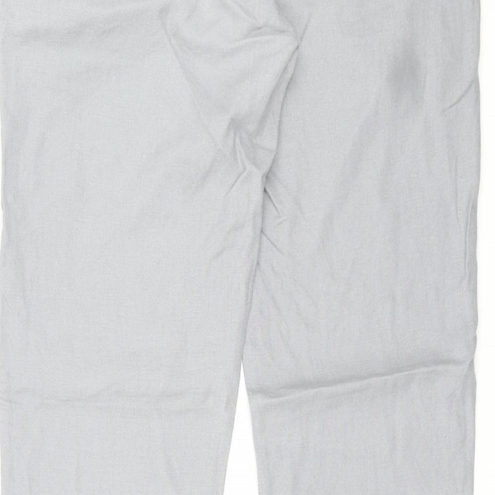Womens UK Size 4 Gap Regular Fit Chino Grey Trousers