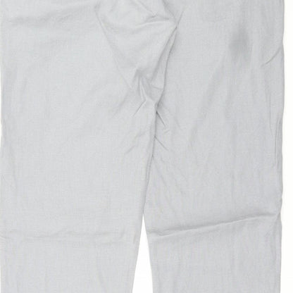 Womens UK Size 4 Gap Regular Fit Chino Grey Trousers
