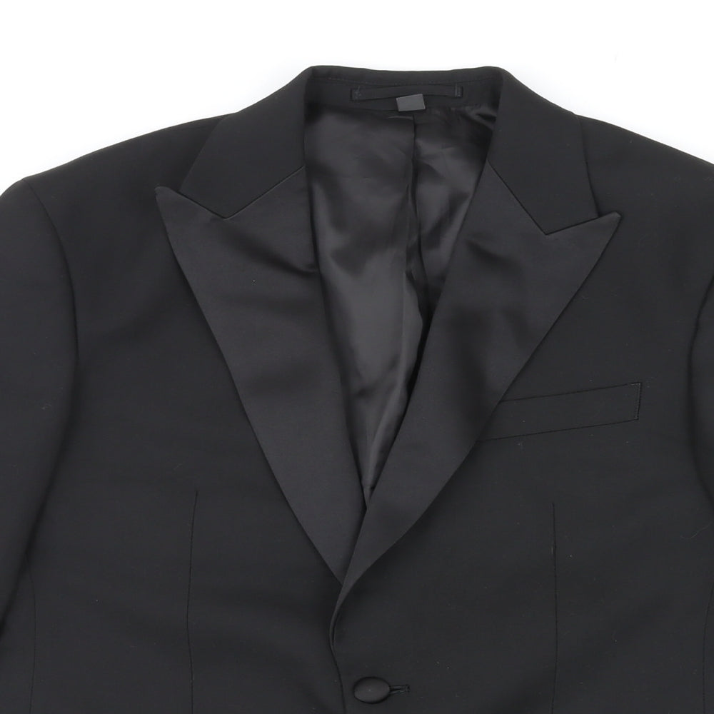 Mens UK Size 38 Marks and Spencer Regular Black Suit Jacket