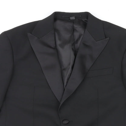 Mens UK Size 38 Marks and Spencer Regular Black Suit Jacket