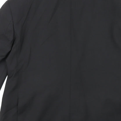 Mens UK Size 38 Marks and Spencer Regular Black Suit Jacket