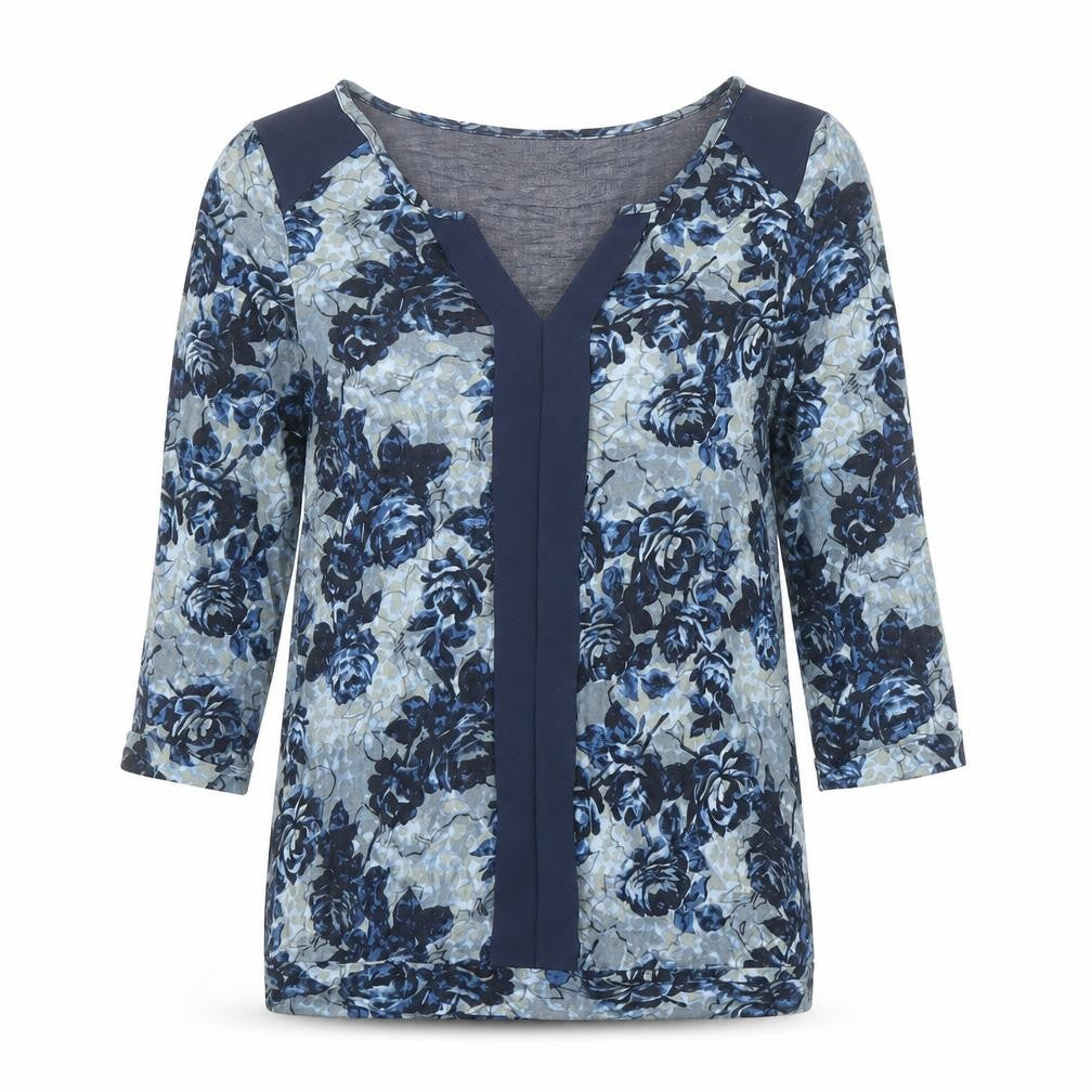 Womens UK Size 8 NEXT Blue Basic Blouse