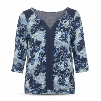 Womens UK Size 8 NEXT Blue Basic Blouse