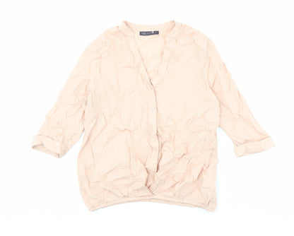 Womens UK Size 8 Marks and Spencer Pink Basic Blouse