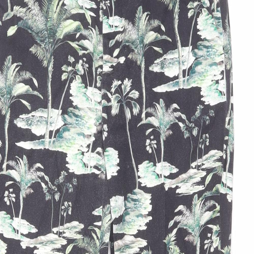 Womens UK Size M Zara Regular Fit  Black Trousers