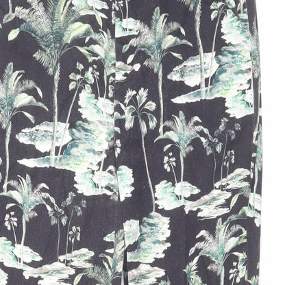 Womens UK Size M Zara Regular Fit  Black Trousers