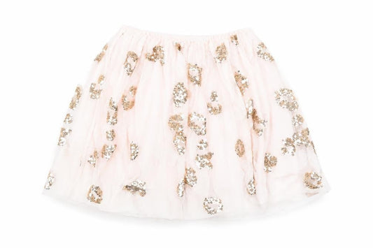 Sista B Girls Pink Polyester Tutu Skirt Size 6 Years Regular Pull On - Sequin Layered