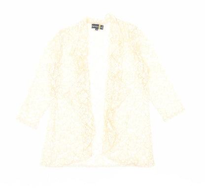 Womens UK Size 12 Charlotte Gold Gold Kimono Blouse
