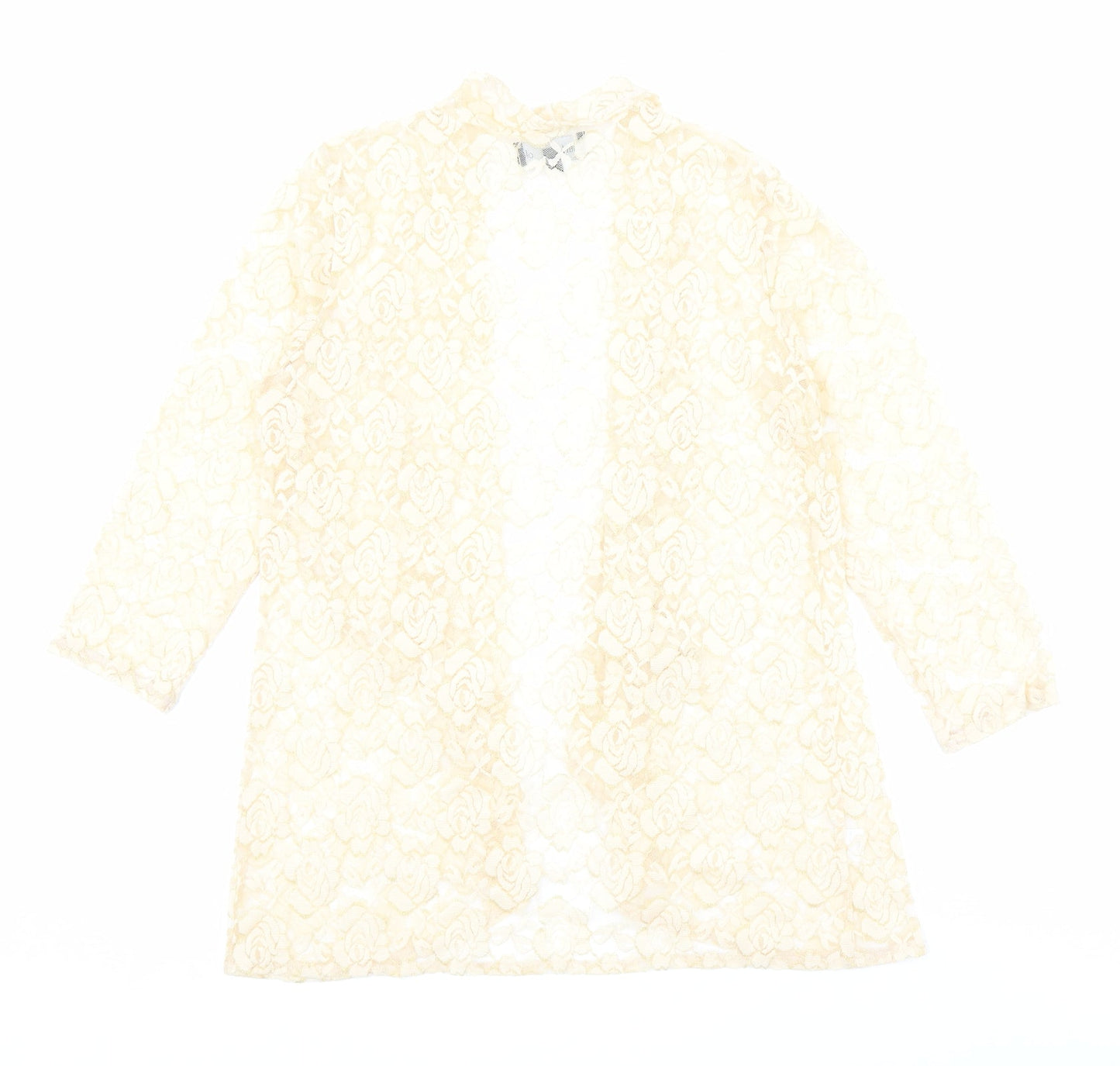 Womens UK Size 12 Charlotte Gold Gold Kimono Blouse