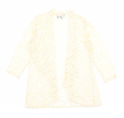 Womens UK Size 12 Charlotte Gold Gold Kimono Blouse