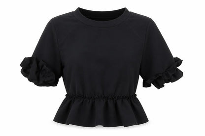 Womens UK Size 6 Style Plus Black Basic Blouse