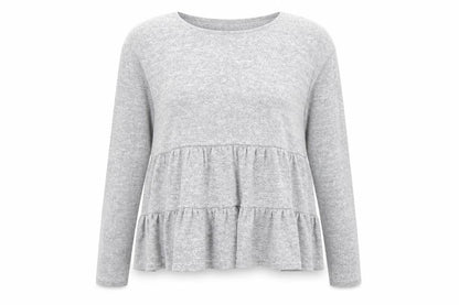 Womens UK Size M New Look Grey Pullover Jumper
