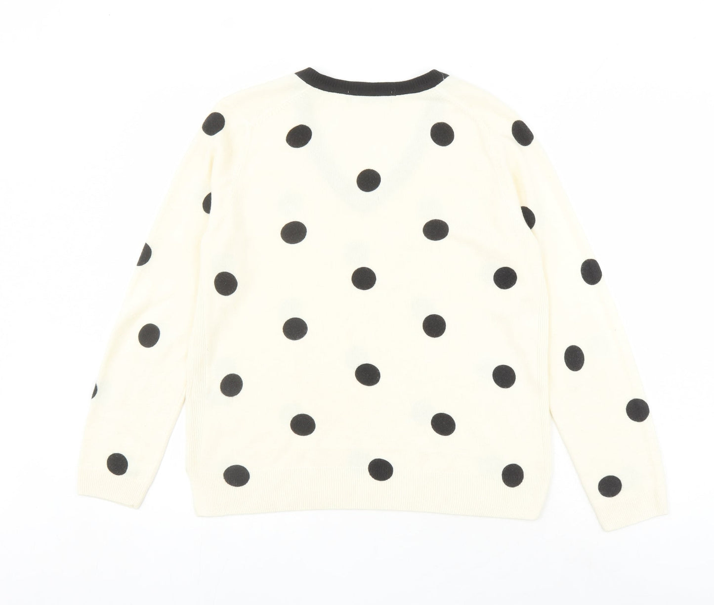 Womens UK Size 14 Marks and Spencer Ivory Pullover Jumper