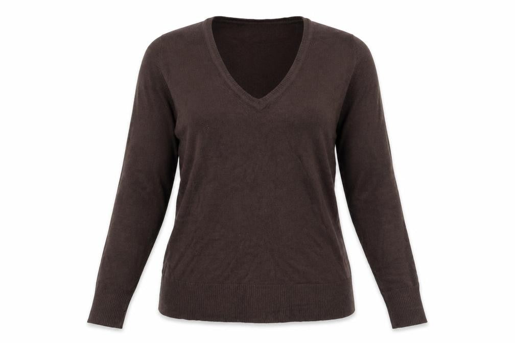 Womens UK Size 14 Mk Brown Pullover Jumper