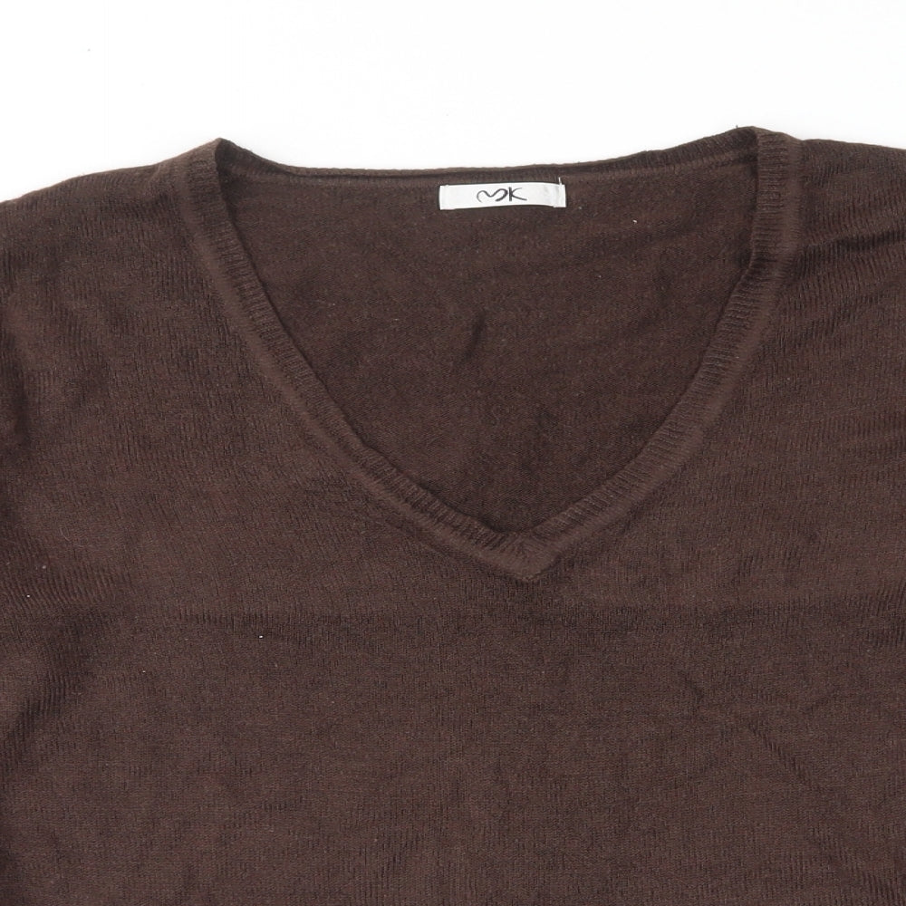 Womens UK Size 14 Mk Brown Pullover Jumper