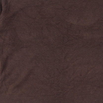 Womens UK Size 14 Mk Brown Pullover Jumper