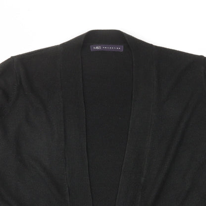 Womens UK Size L Marks and Spencer Black Cardigan Jumper