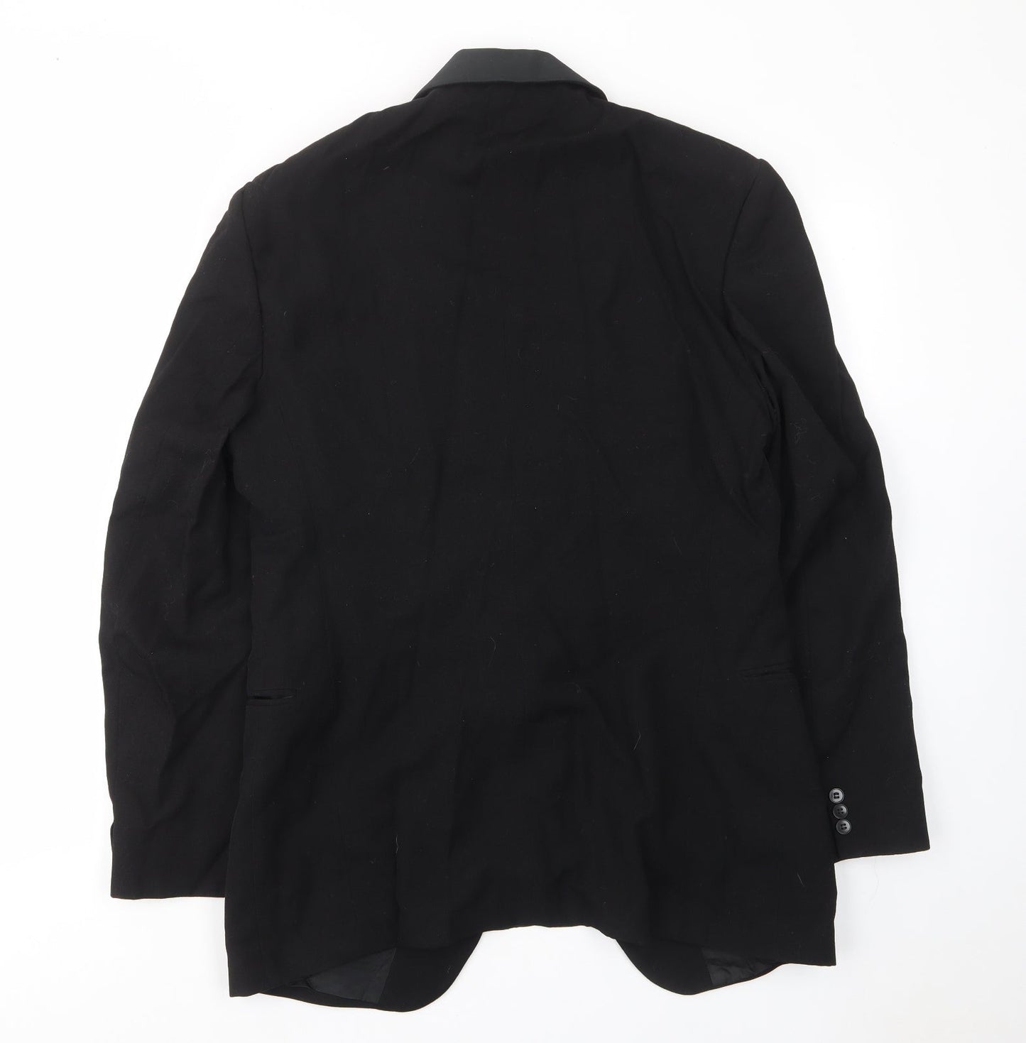 Mens UK Size 40 Hodges Regular Black Suit Jacket