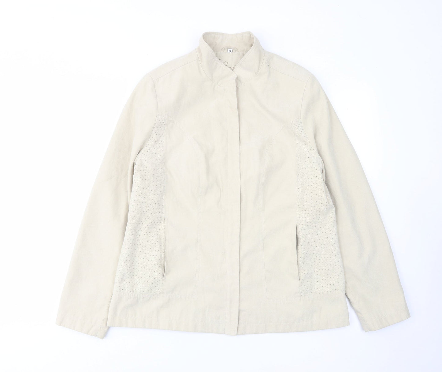 Womens UK Size 14 Klass Beige Jacket
