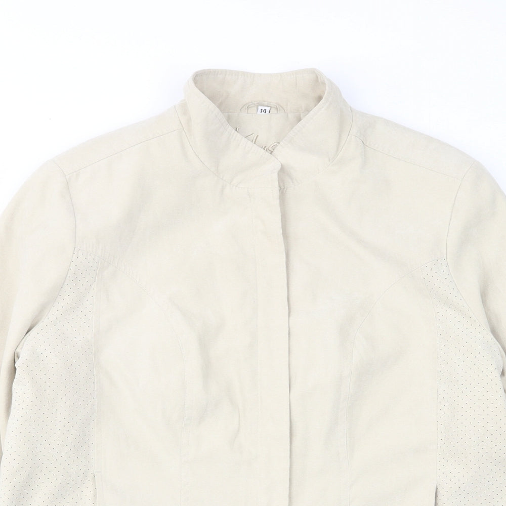 Womens UK Size 14 Klass Beige Jacket