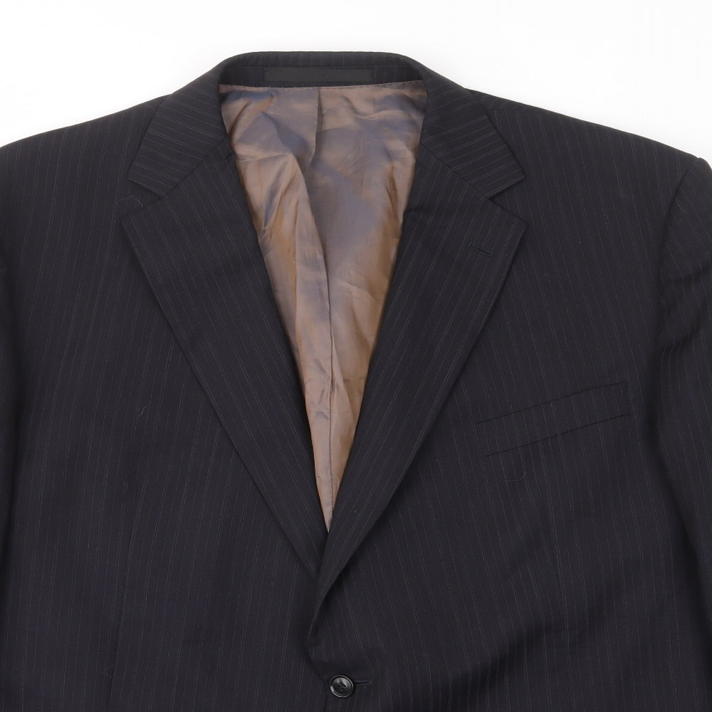 Mens UK Size 48 Marks and Spencer Regular Black Suit Jacket