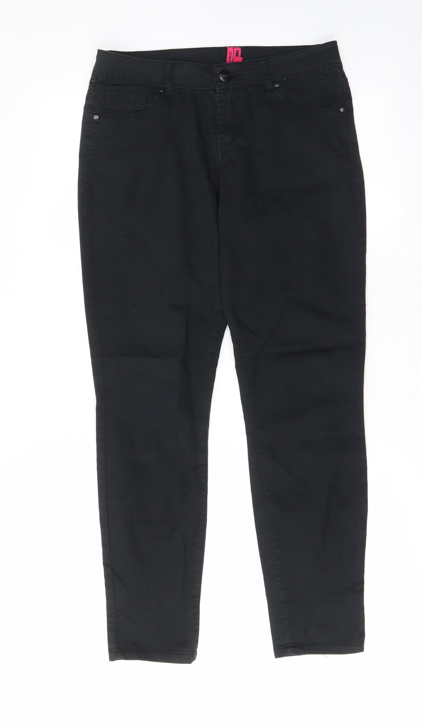 Womens UK Size 10 YesYes Regular Fit Skinny Black Jeans