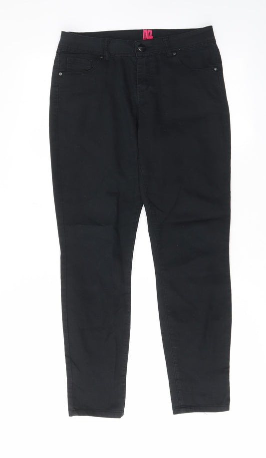 Womens UK Size 10 YesYes Regular Fit Skinny Black Jeans