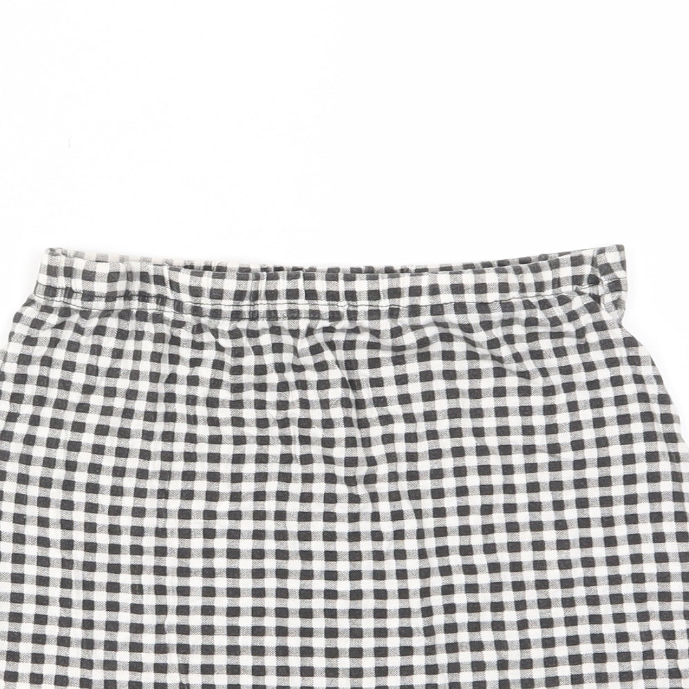 Womens UK Size 10 Boohoo Mini Rayon Skirt