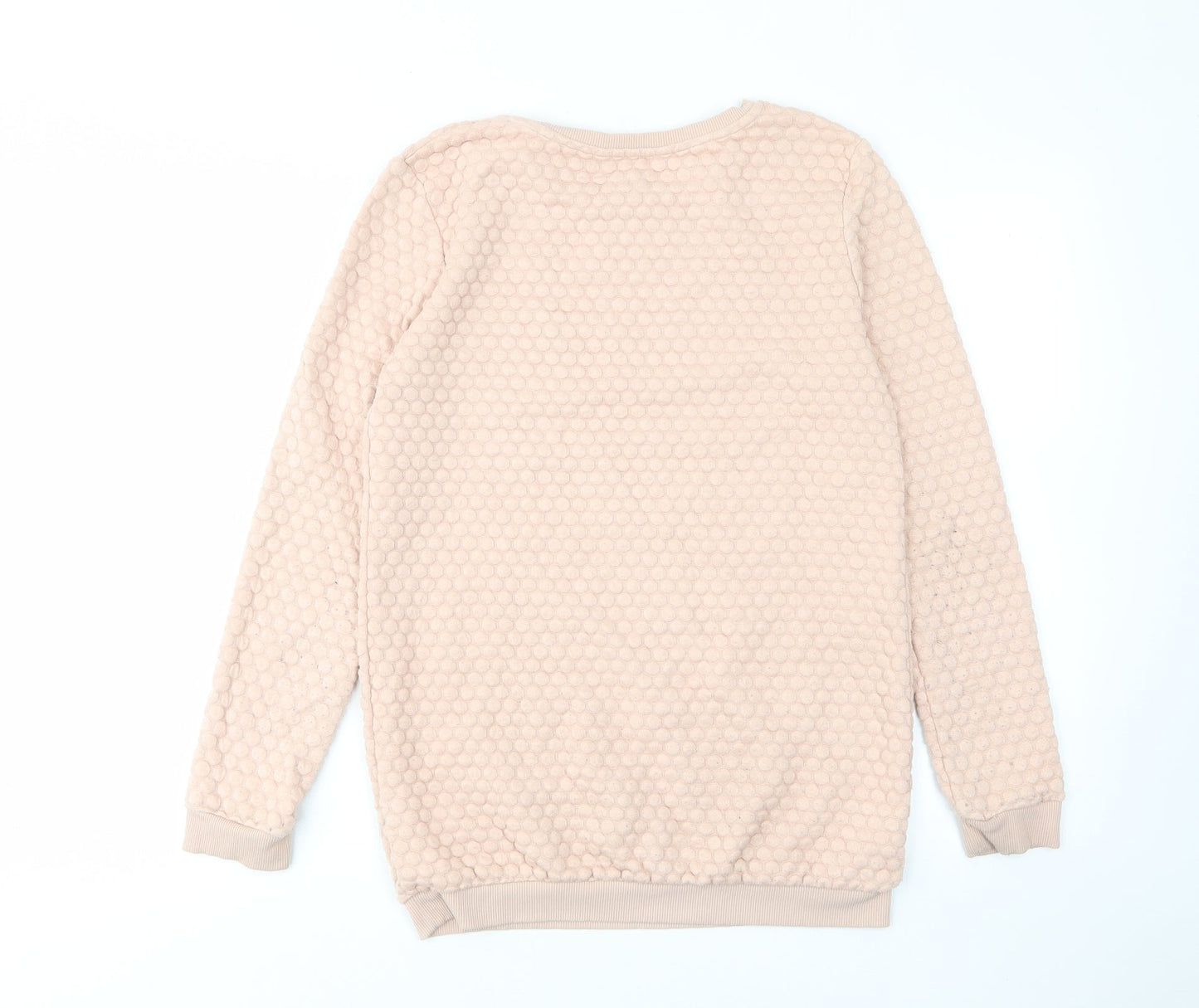 H&M Girls Pink Polyester Pullover Sweatshirt Size 14-15 Years Pullover - East Coast Angels