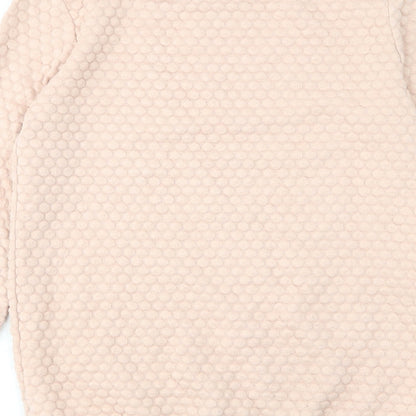 H&M Girls Pink Polyester Pullover Sweatshirt Size 14-15 Years Pullover - East Coast Angels