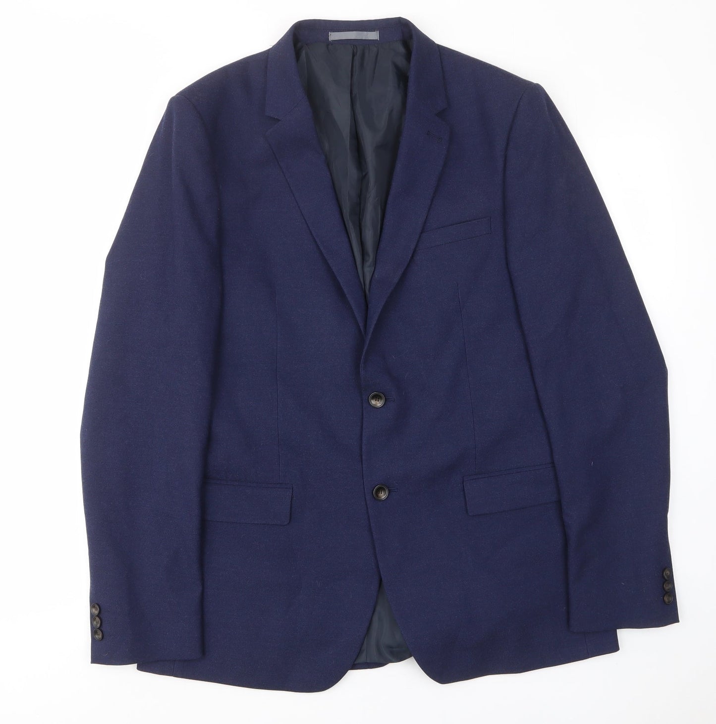 Mens UK Size 42 Marks and Spencer Regular Blue Suit Jacket