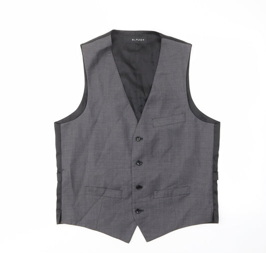 Mens UK Size M Blazer Regular Grey Suit Jacket