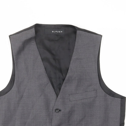 Mens UK Size M Blazer Regular Grey Suit Jacket