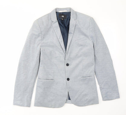 Mens UK Size 34 H&M Regular Blue Suit Jacket