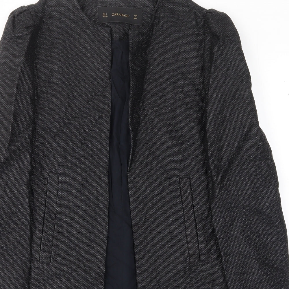 Womens UK Size S Zara Black Jacket