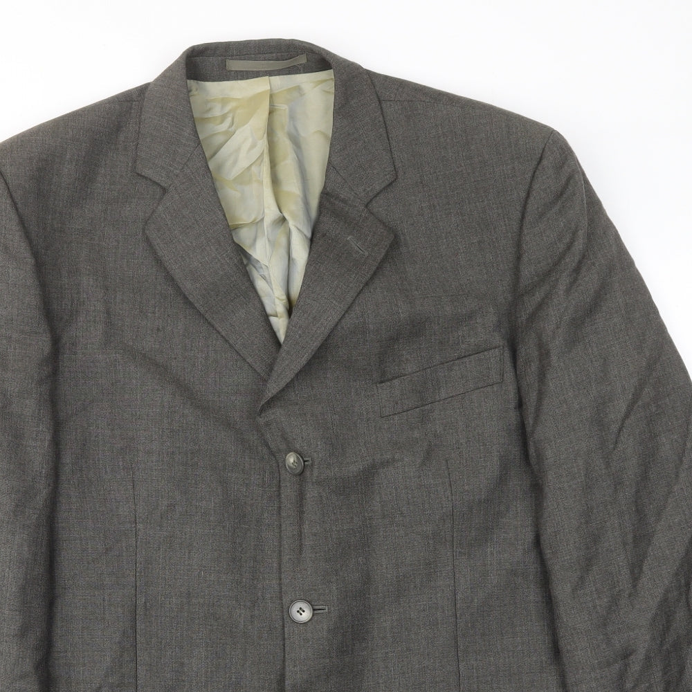 Mens UK Size 42 Karl Jackson Regular Grey Suit Jacket