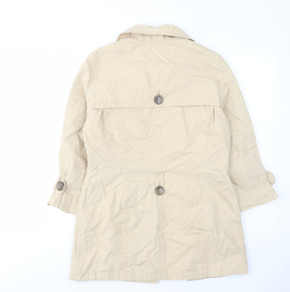 Womens UK Size 10 NEXT Beige Military Jacket
