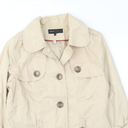 Womens UK Size 10 NEXT Beige Military Jacket
