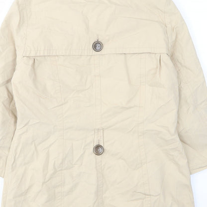 Womens UK Size 10 NEXT Beige Military Jacket