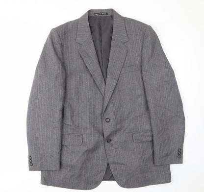 Mens UK Size 42 Greenwoods Regular Grey Suit Jacket