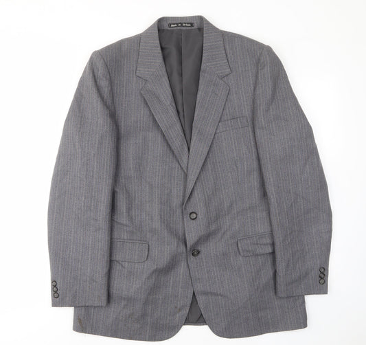 Mens UK Size 42 Greenwoods Regular Grey Suit Jacket