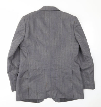 Mens UK Size 42 Greenwoods Regular Grey Suit Jacket