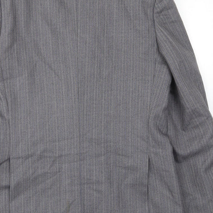 Mens UK Size 42 Greenwoods Regular Grey Suit Jacket