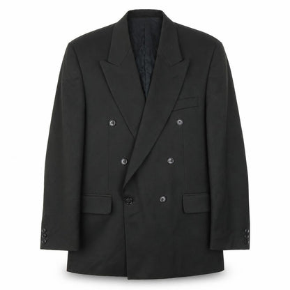 Hornes Brothers Mens Grey Polyester Jacket Suit Jacket Size 40 Regular - Inside pockets