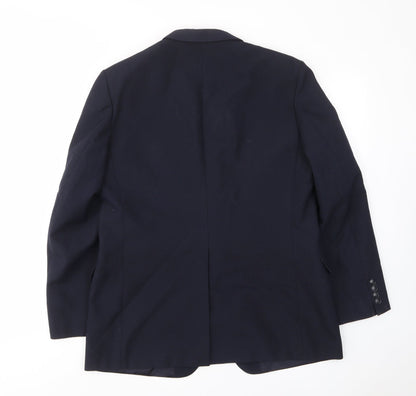 Mens UK Size 42 St Michael Regular Blue Suit Jacket
