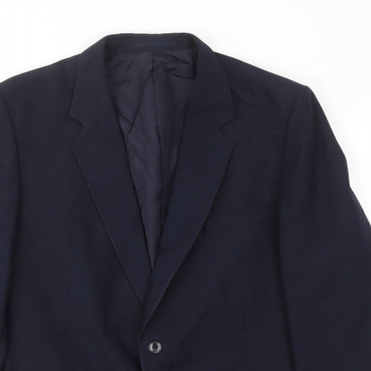 Mens UK Size 42 St Michael Regular Blue Suit Jacket