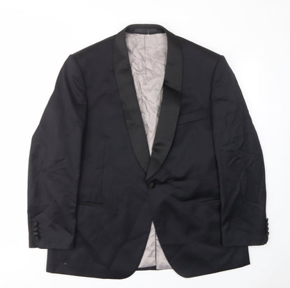 Mens UK Size 44 Marks and Spencer Regular Black Suit Jacket