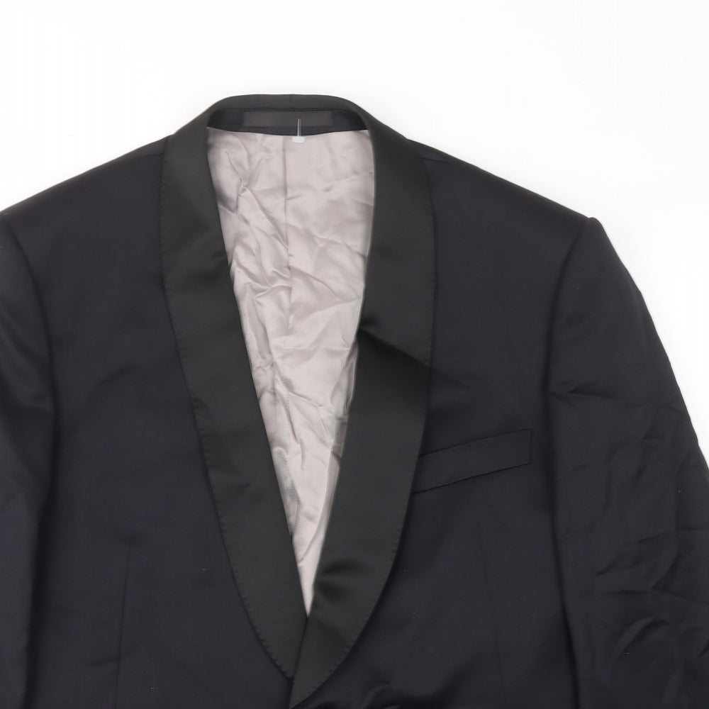 Mens UK Size 44 Marks and Spencer Regular Black Suit Jacket